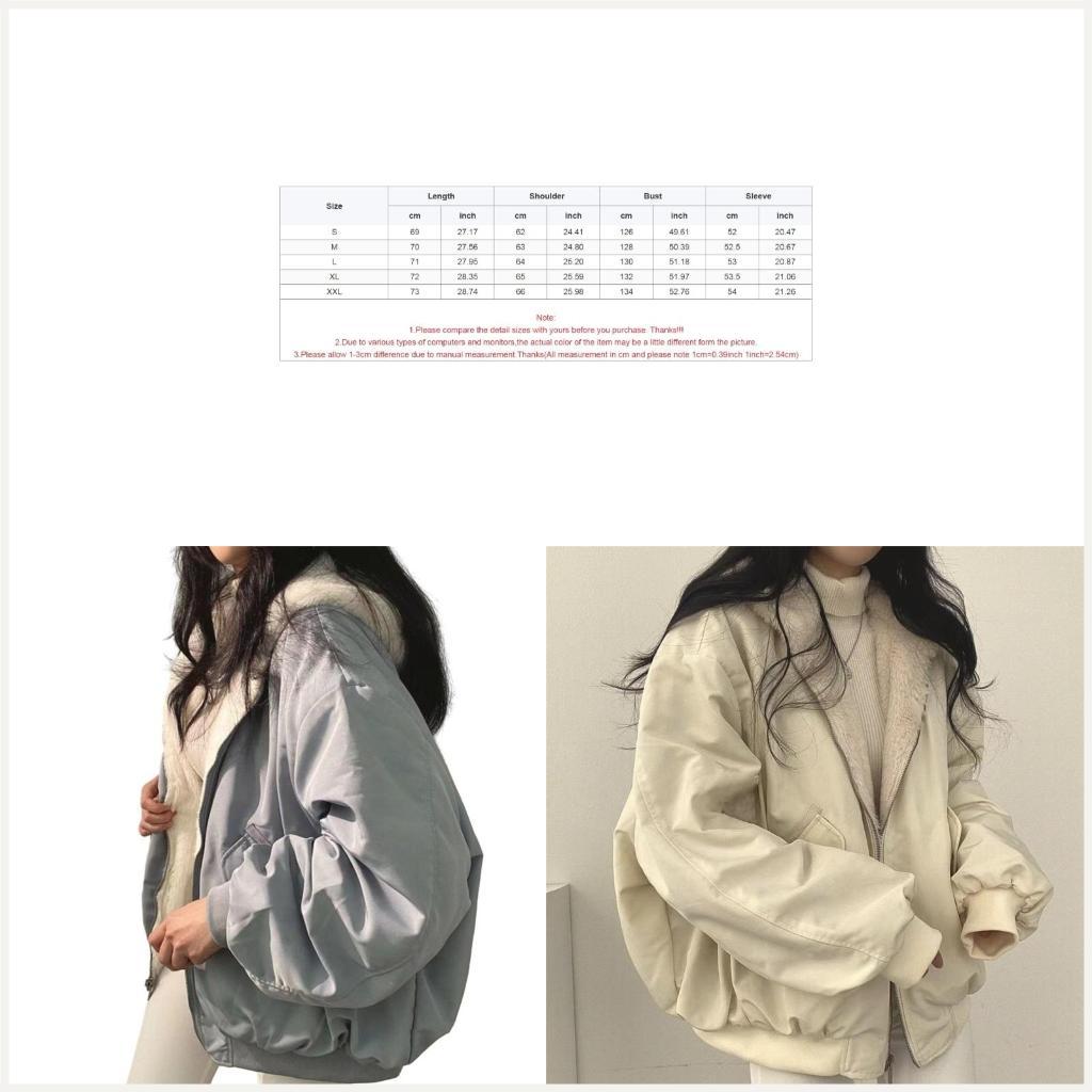 Sherpa Coat Women - Odwracalny ciepły futra kobiet płaszcz z