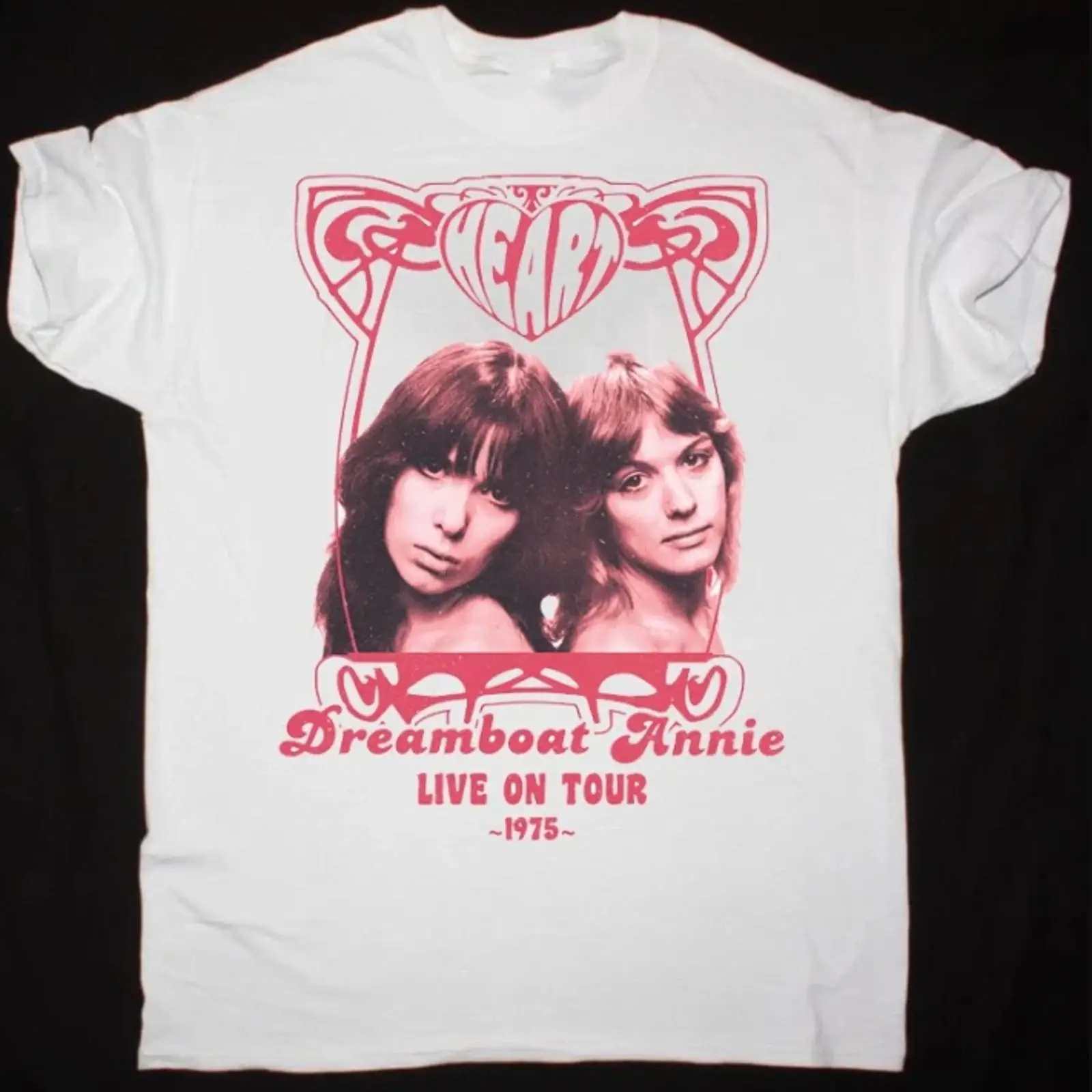 Women'S Fashion In The 70S - Koszulka Heart Band Dreamboat Annie Tour
