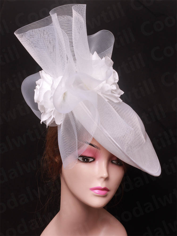 Women'S Fashion Kentucky Derby - Siatkowy kapelusz ślubny dla panny młodej