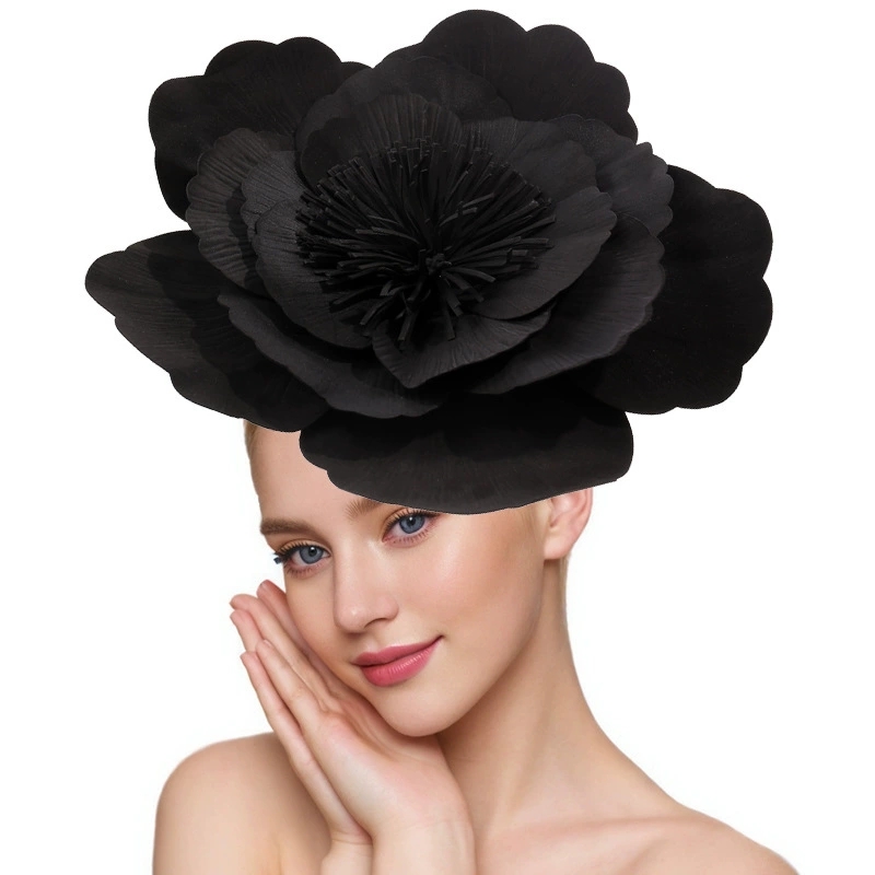 Women'S Fashion Kentucky Derby - Ozdoby do włosów z kwiatami EVA