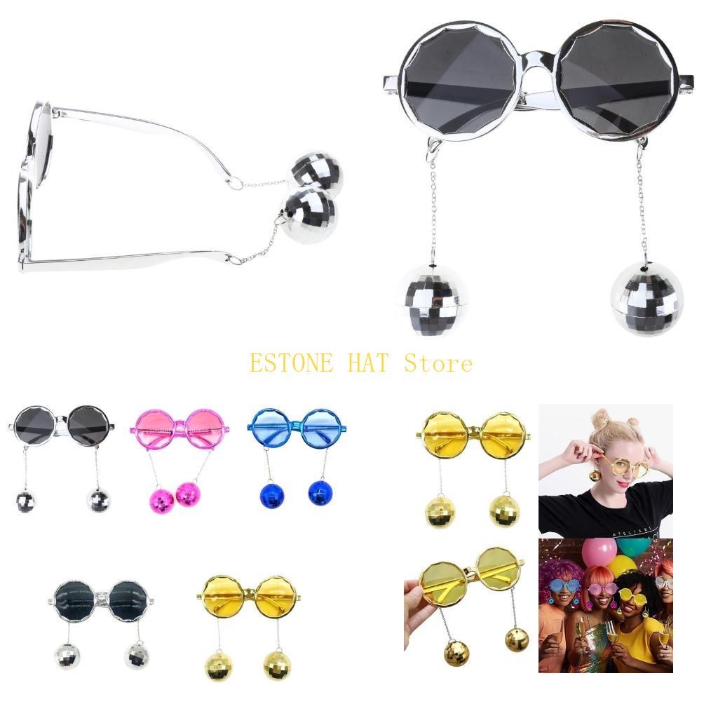 Women'S Fashion In The 70S - 49MF Vintage okulary w kształcie kul