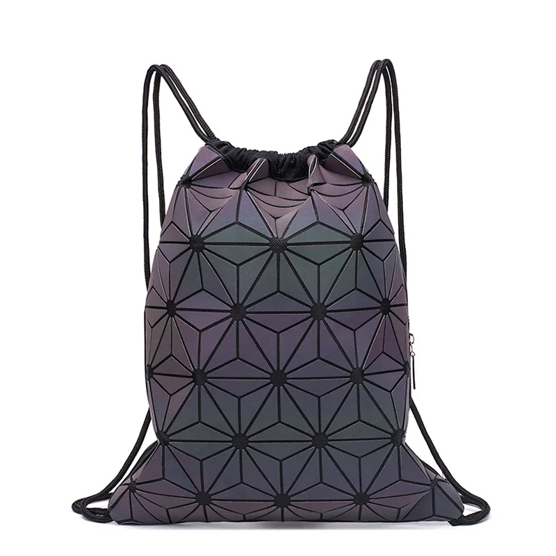 Women'S Fashion Backpack - Nowe damskie plecaki ze sznurkiem holograficzny