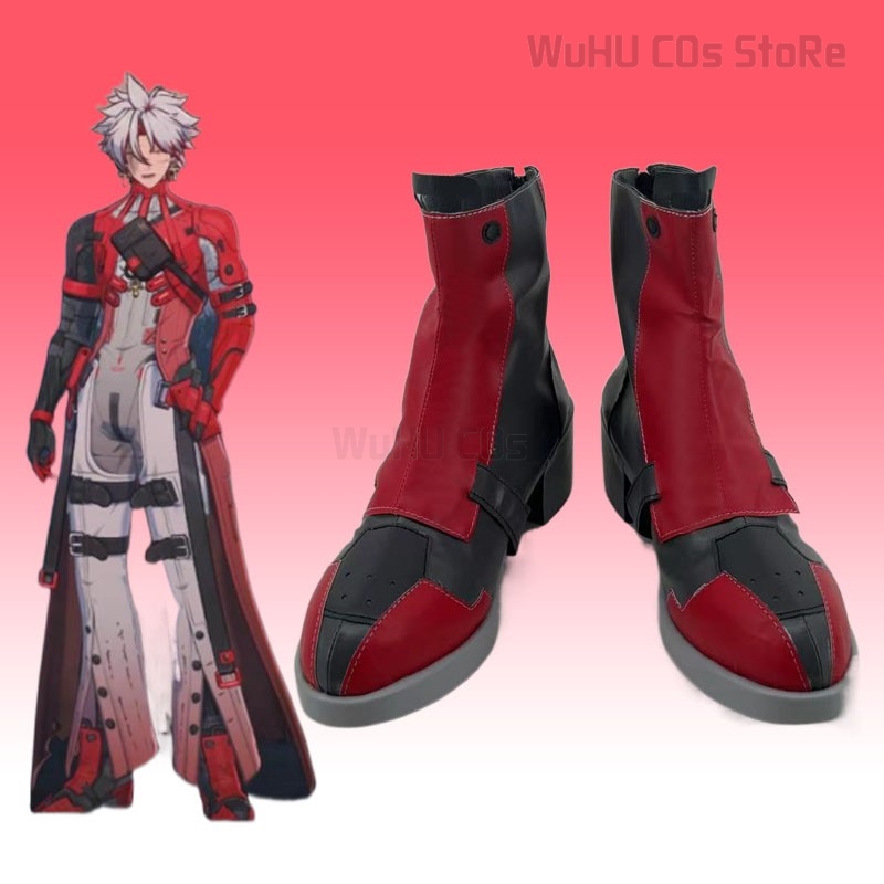 Women'S Fashion Leather Jacket - Gra Wuthering Waves Scar Cosplay Shoes