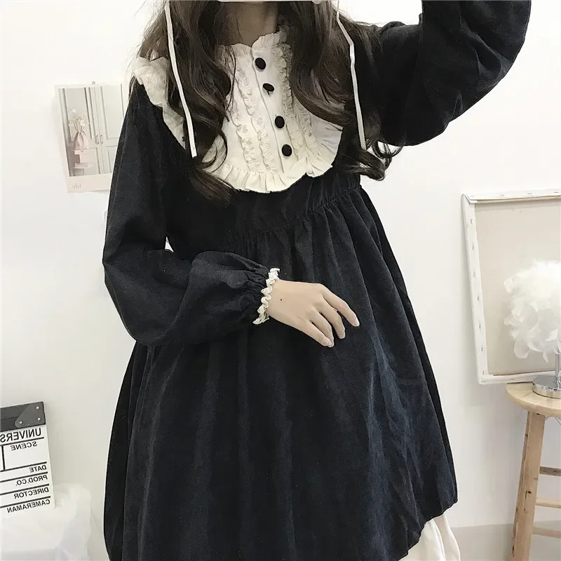 High Waist Leggings - Sukienka Lolita Słodka Lolita Kawaii D343S