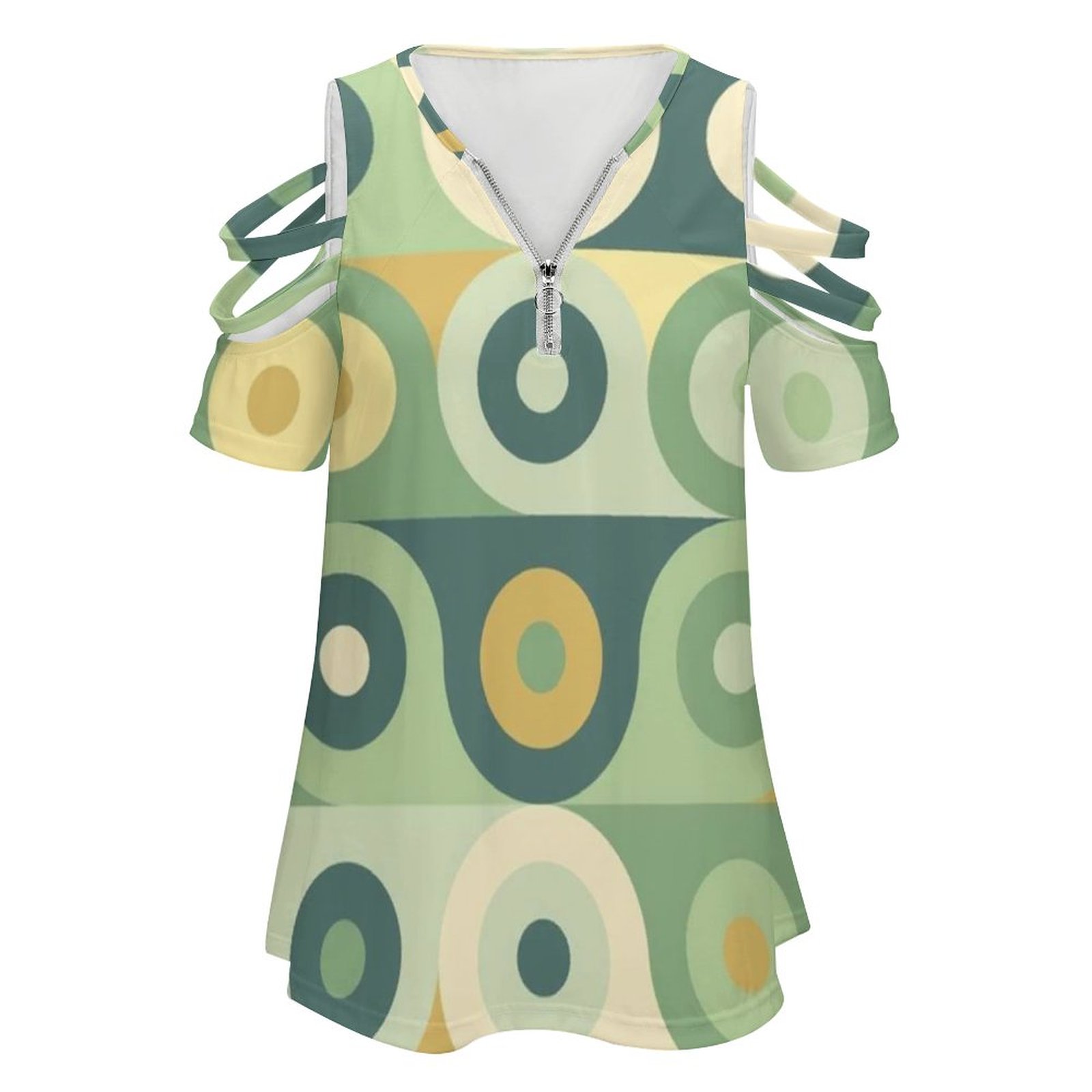 Groovy 70's Pattern Women Zipp – Women'S Fashion In The 70S recenzja i cena