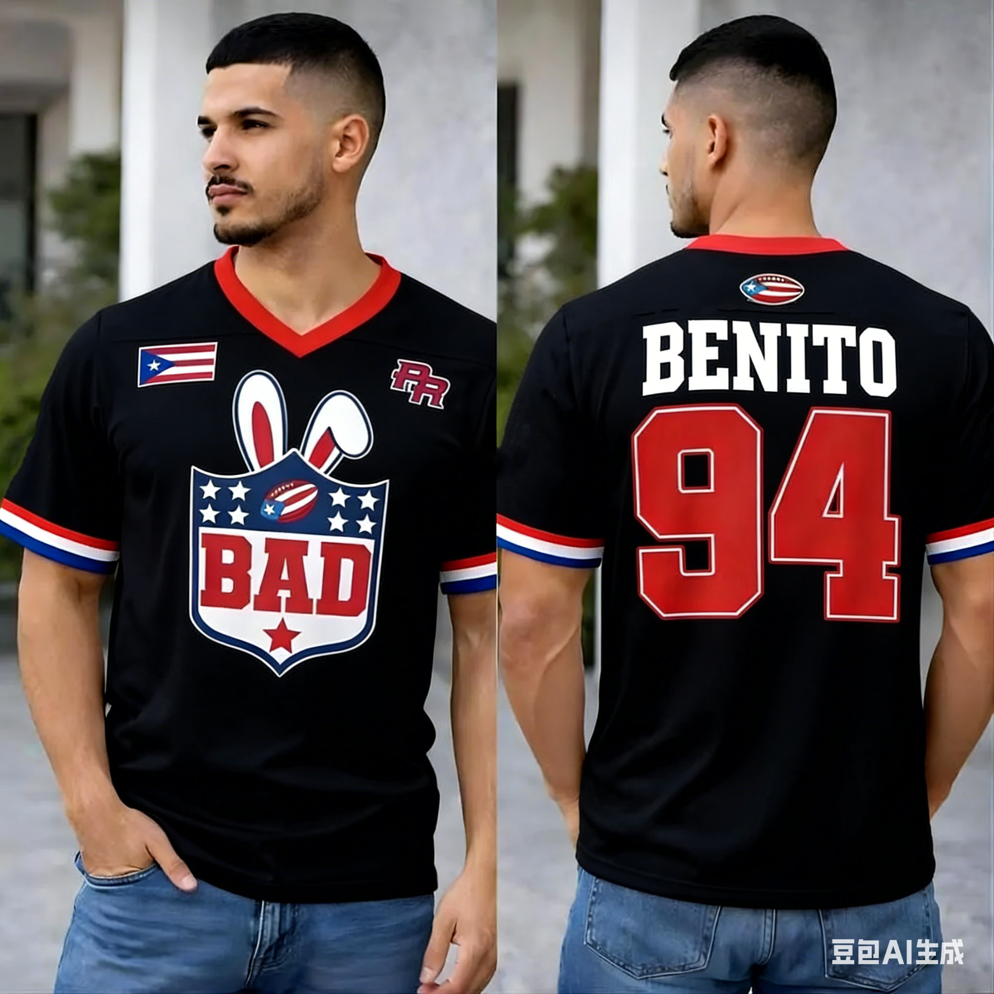 Koszulka Puerto Rico Oversized – Women'S Fashion Rugby Top recenzja i cena