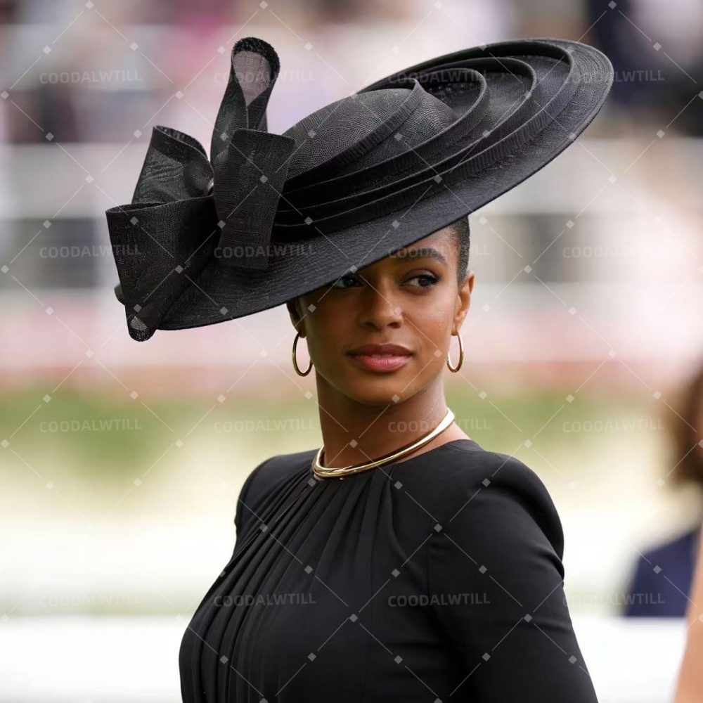 Duży fascynator, kapelusz z ko – Women'S Fashion Kentucky Derby recenzja i cena