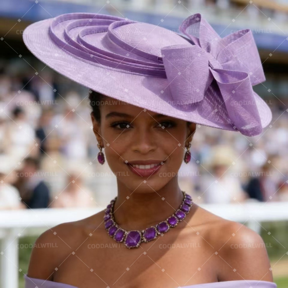 Duży fascynator, kapelusz z ko – Women'S Fashion Kentucky Derby recenzja i cena