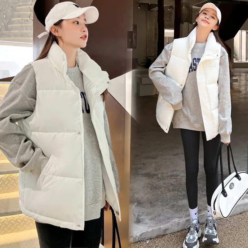 Damskie ciepłe krótkie kamizel – Puffer Vest Fashion Women recenzja i cena