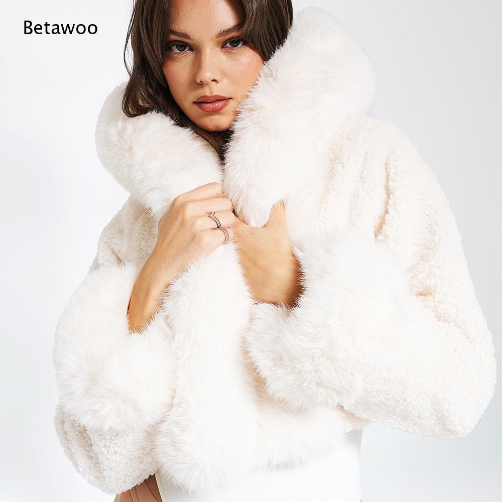 Damska kurtka teddy z krótkim  – Sherpa Coat Women recenzja i cena