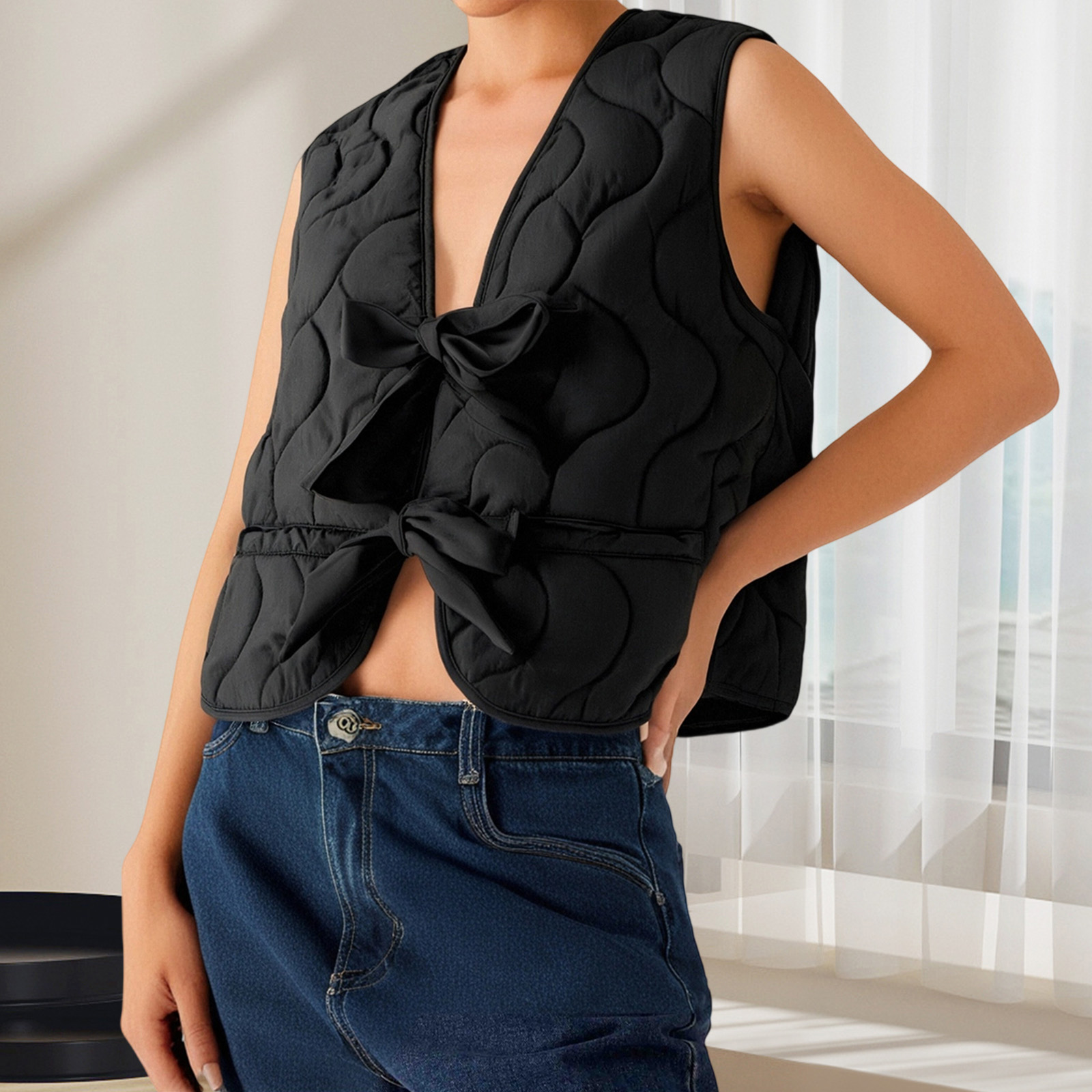 Damska kurtka bez rękawów typu – Puffer Vest Fashion Women recenzja i cena