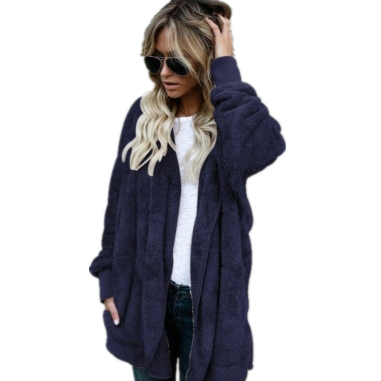 Ciepły pluszowy płaszcz ze szt – Sherpa Coat Women recenzja i cena