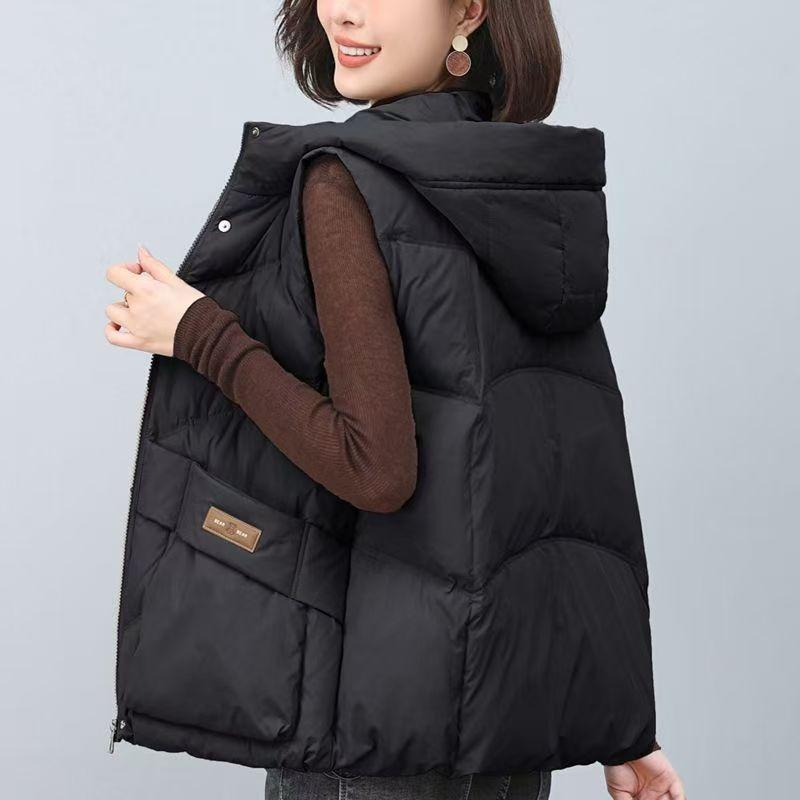 Modna, obszerna kamizelka puch – Puffer Vest Fashion Women recenzja i cena