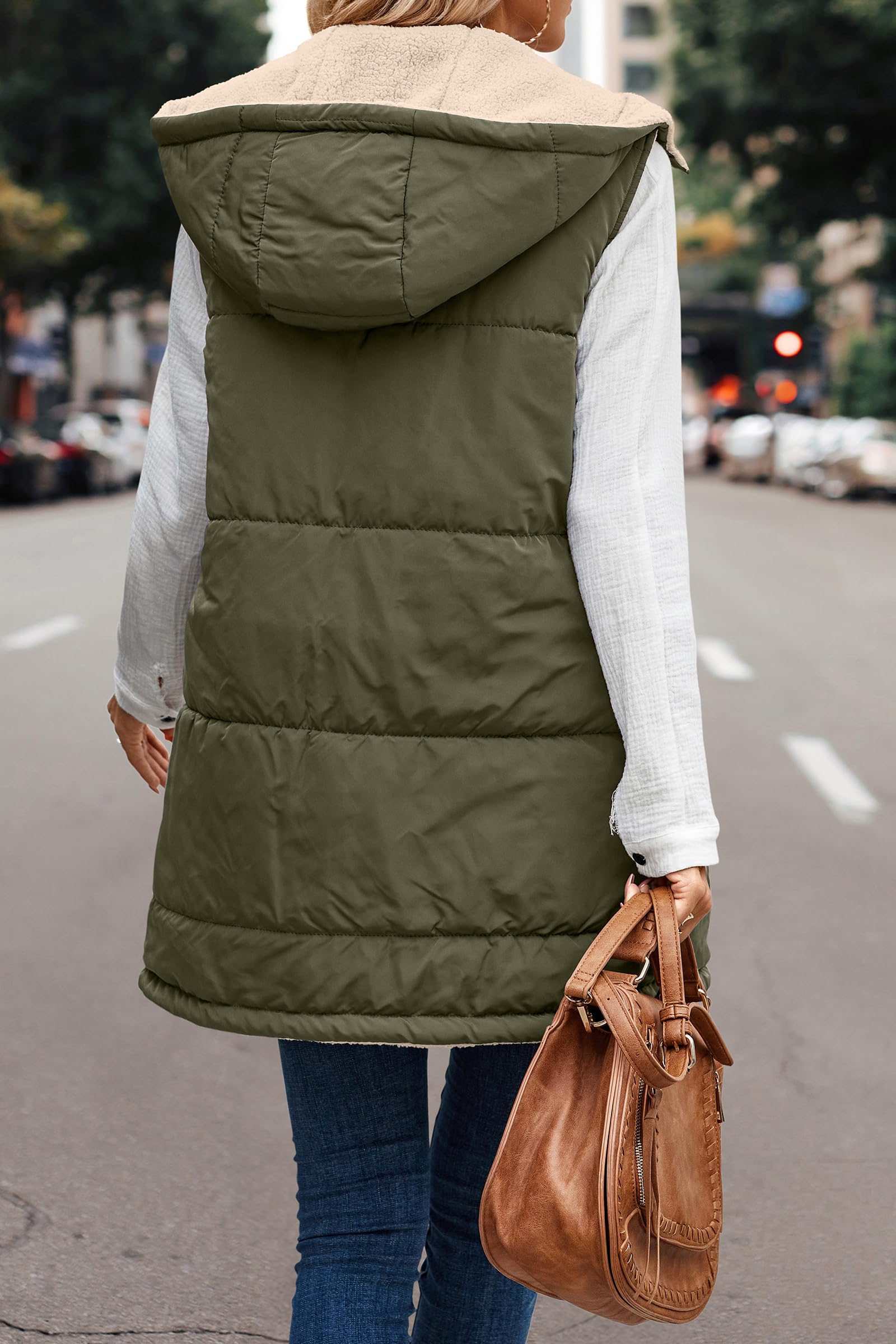 Dwustronne damskie ciepłe zimo – Sherpa Coat Women recenzja i cena