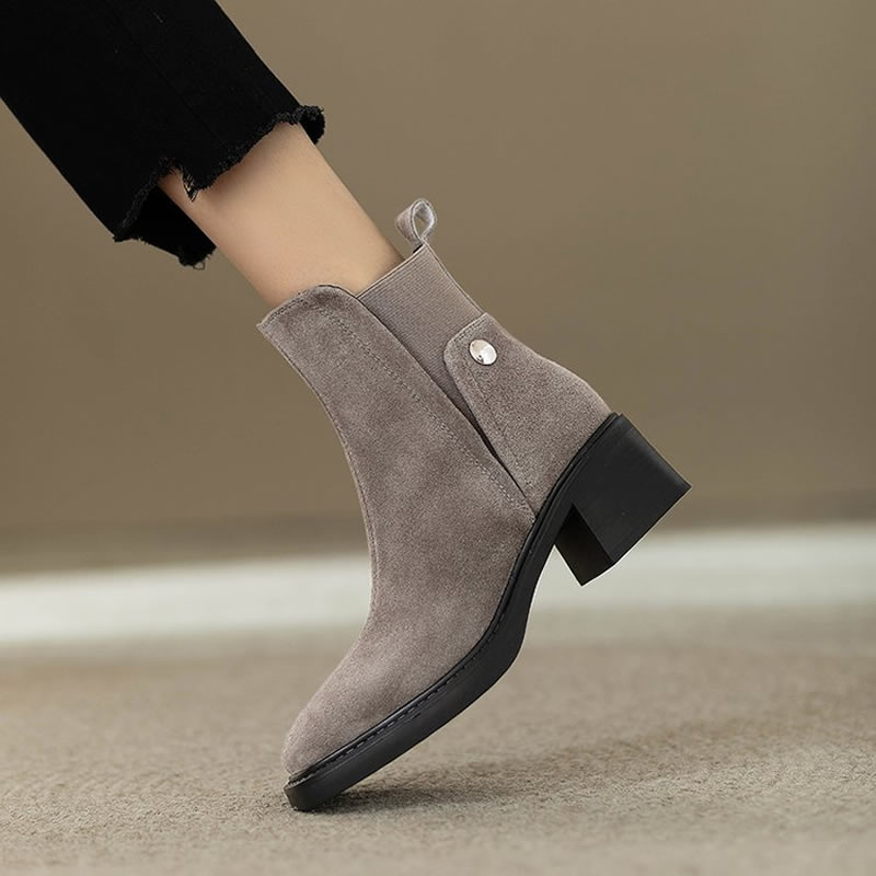 Zamszowe damskie botki na grub – Women'S Fashion Trends Autumn 2025 recenzja i cena