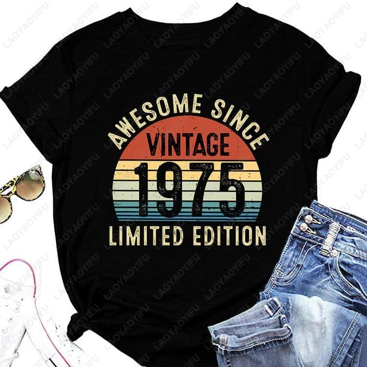 Vintage 1975 T-Shirty dla kobi – Women'S Fashion In The 70S recenzja i cena