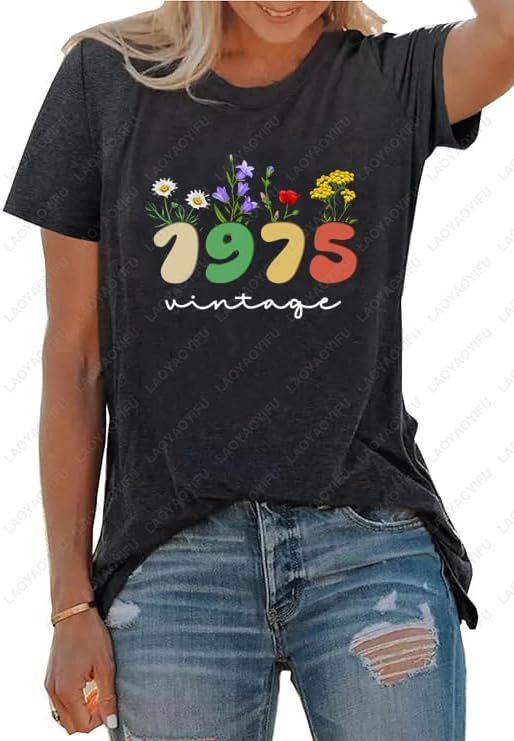 Vintage 1975 T-Shirty dla kobi – Women'S Fashion In The 70S recenzja i cena