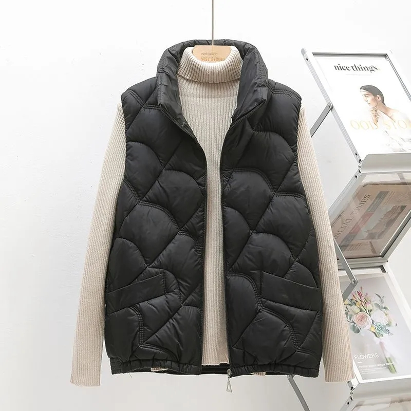 Damska kamizelka puchowa 2025, – Puffer Vest Fashion Women recenzja i cena