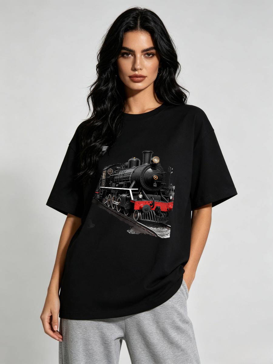Koszulki T-shirty Letnie Grafi – Women'S Fashion In The 70S recenzja i cena