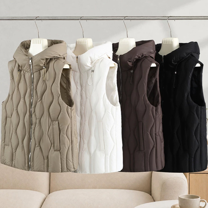 Krótka, gruba, puszysta kamize – Puffer Vest Fashion Women recenzja i cena