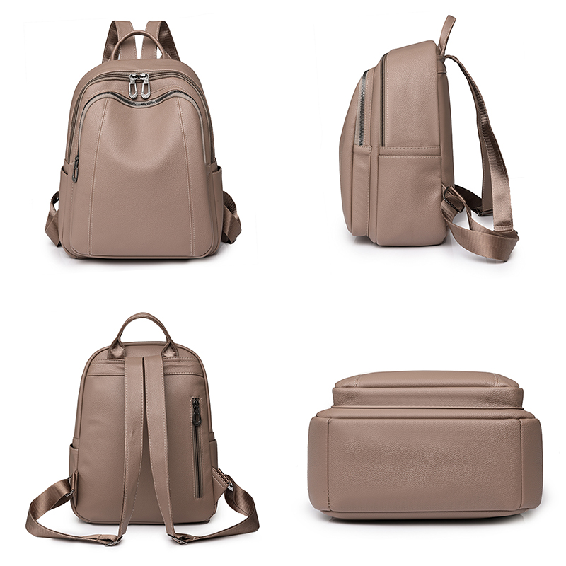 Wysokiej jakości skórzany plec – Women'S Fashion Backpack recenzja i cena