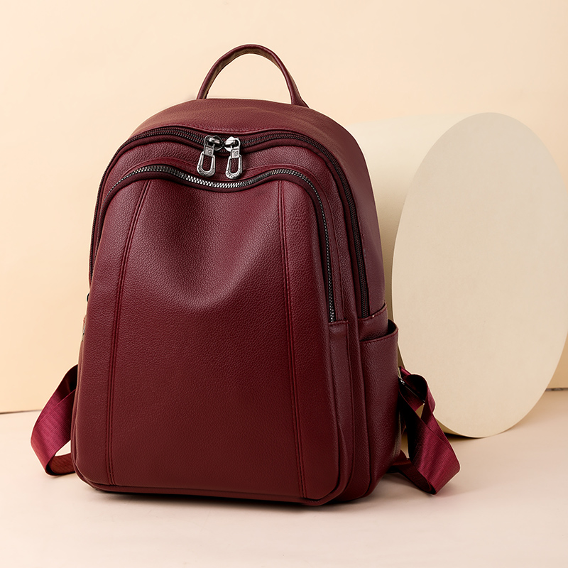 Wysokiej jakości skórzany plec – Women'S Fashion Backpack recenzja i cena