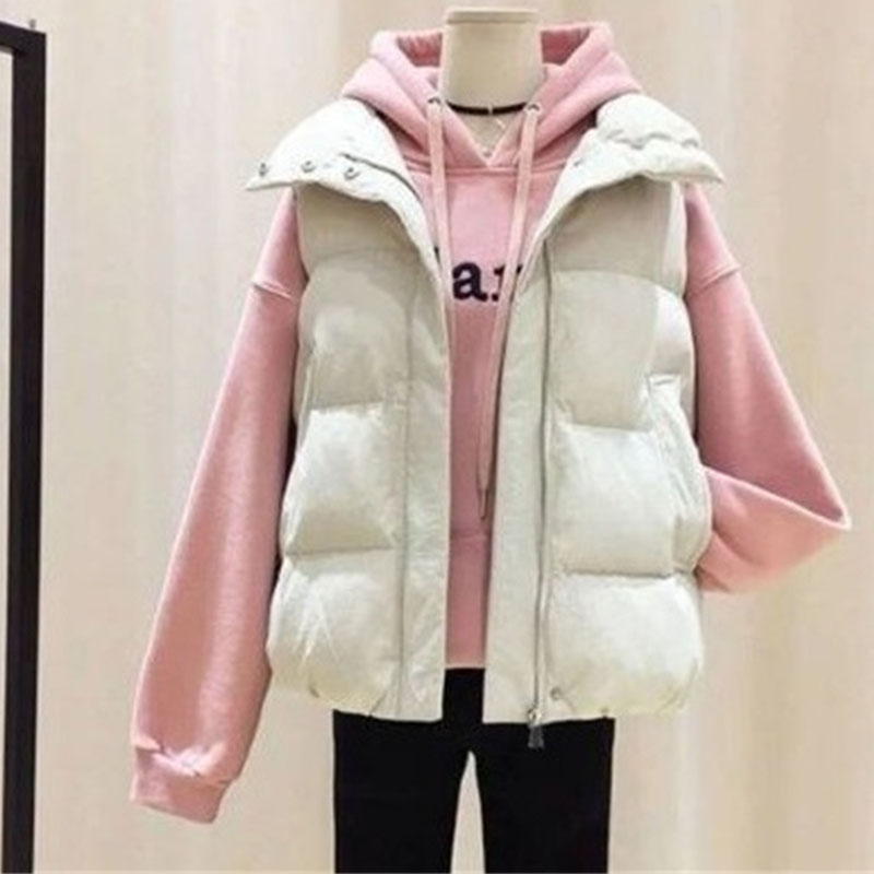 Damska krótka kurtka puchowa b – Puffer Vest Fashion Women recenzja i cena