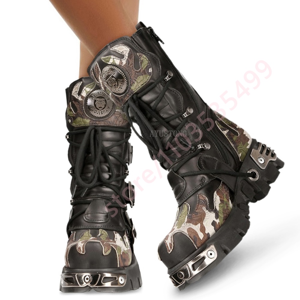 Punk Rockowe Botki Motocyklowe – Women'S Fashion Trends 2025 recenzja i cena