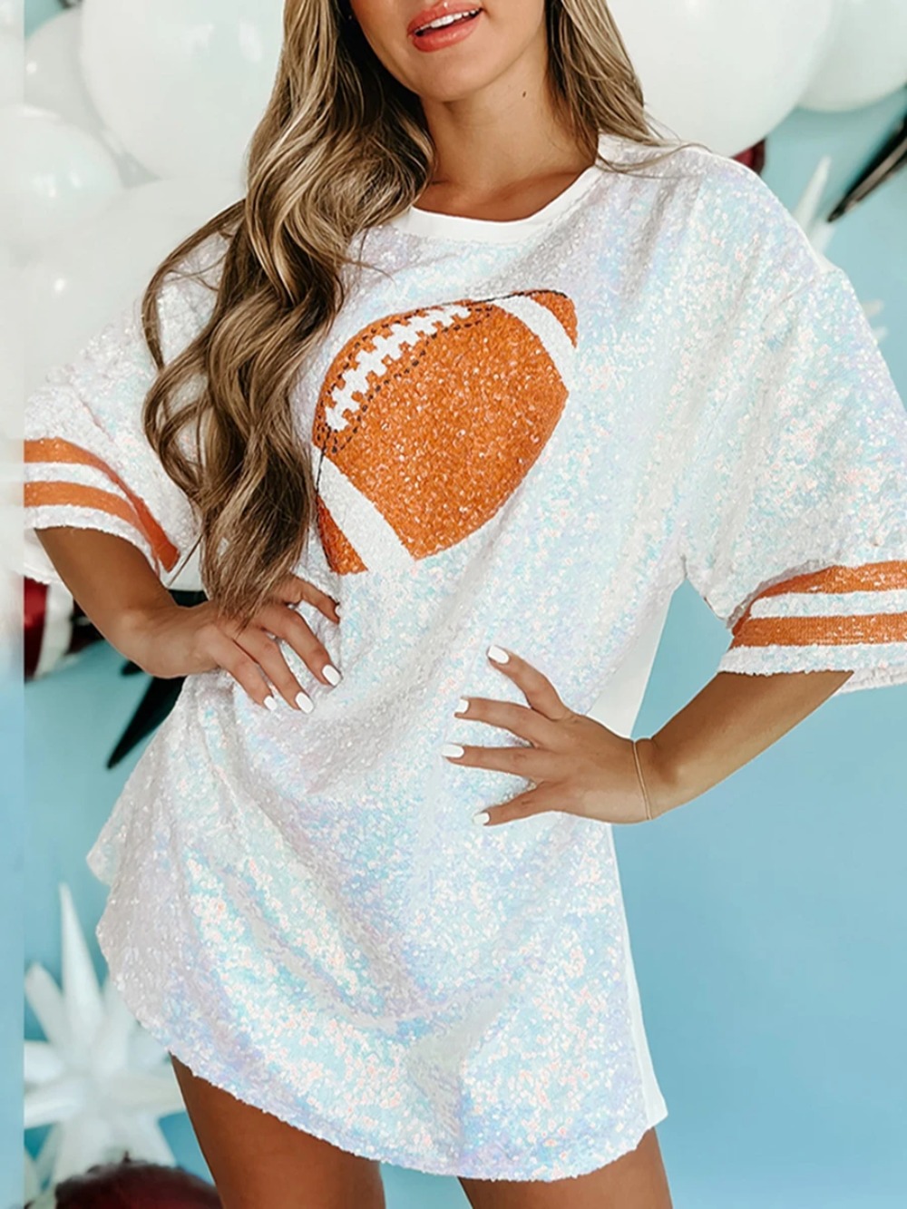 Damskie koszulki z cekinami, d – Women'S Fashion Rugby Top recenzja i cena