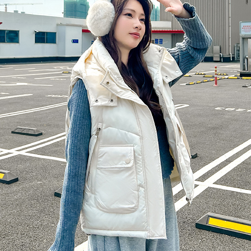 Damska kurtka bez rękawów z ka – Puffer Vest Fashion Women recenzja i cena