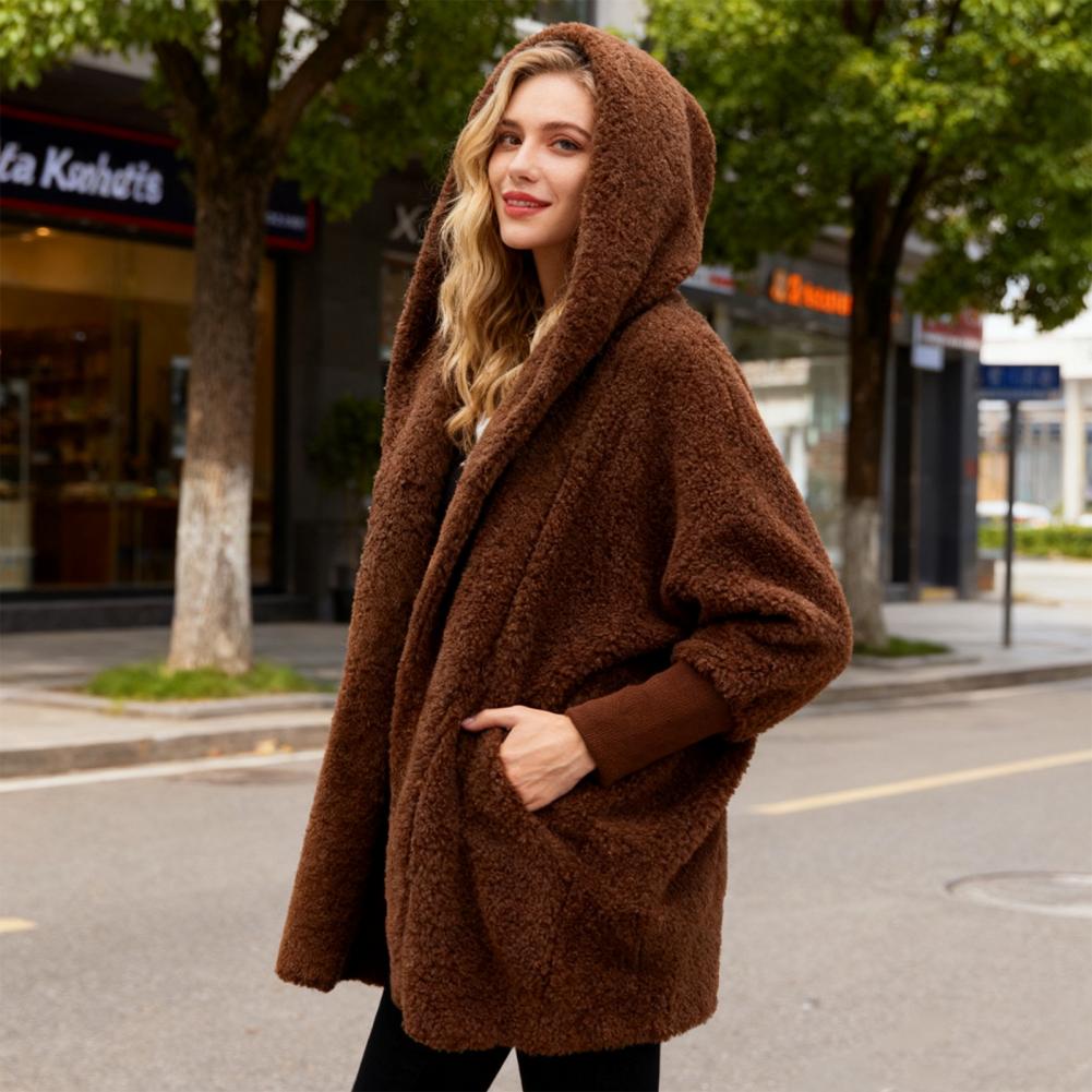 Damski płaszcz poliestrowy, da – Sherpa Coat Women recenzja i cena
