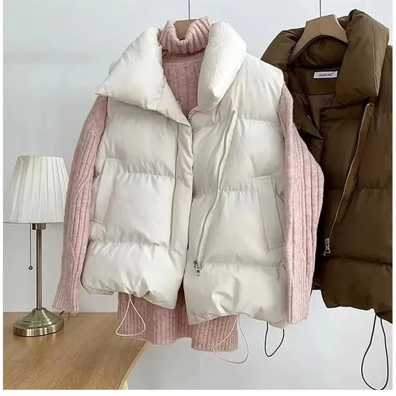 Nowe, ciepłe, krótkie kamizelk – Puffer Vest Fashion Women recenzja i cena