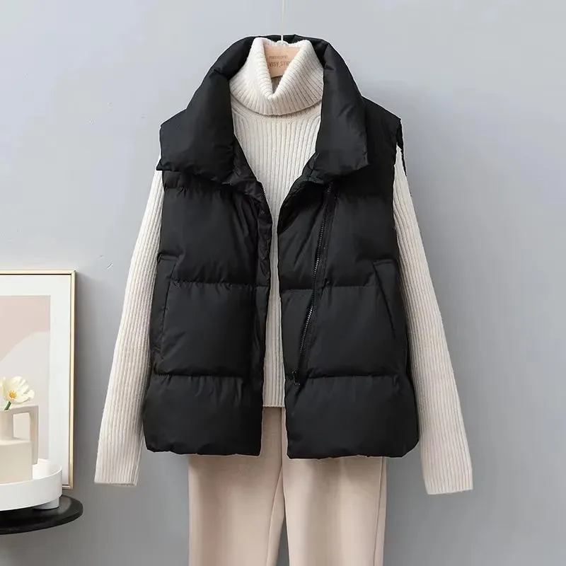 Nowe, ciepłe, krótkie kamizelk – Puffer Vest Fashion Women recenzja i cena