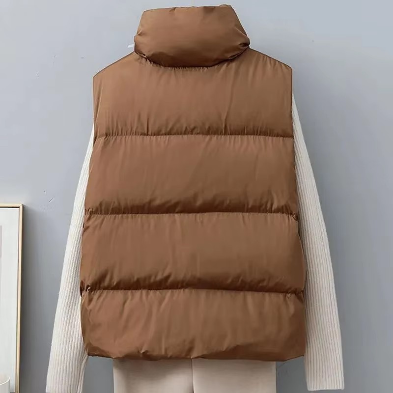 Nowe, ciepłe, krótkie kamizelk – Puffer Vest Fashion Women recenzja i cena