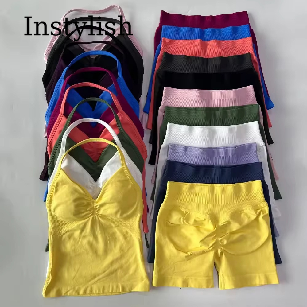Damski Bezszwowy Zestaw do Jog – High Waist Leggings recenzja i cena