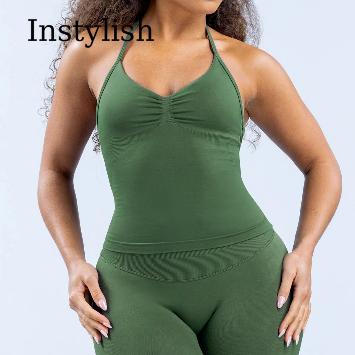 Damski Bezszwowy Zestaw do Jog – High Waist Leggings recenzja i cena