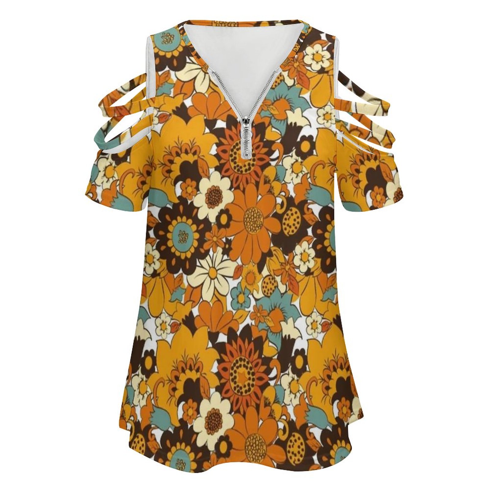 70S 60S Retro kwiat moc, kwiat – Women'S Fashion In The 70S recenzja i cena