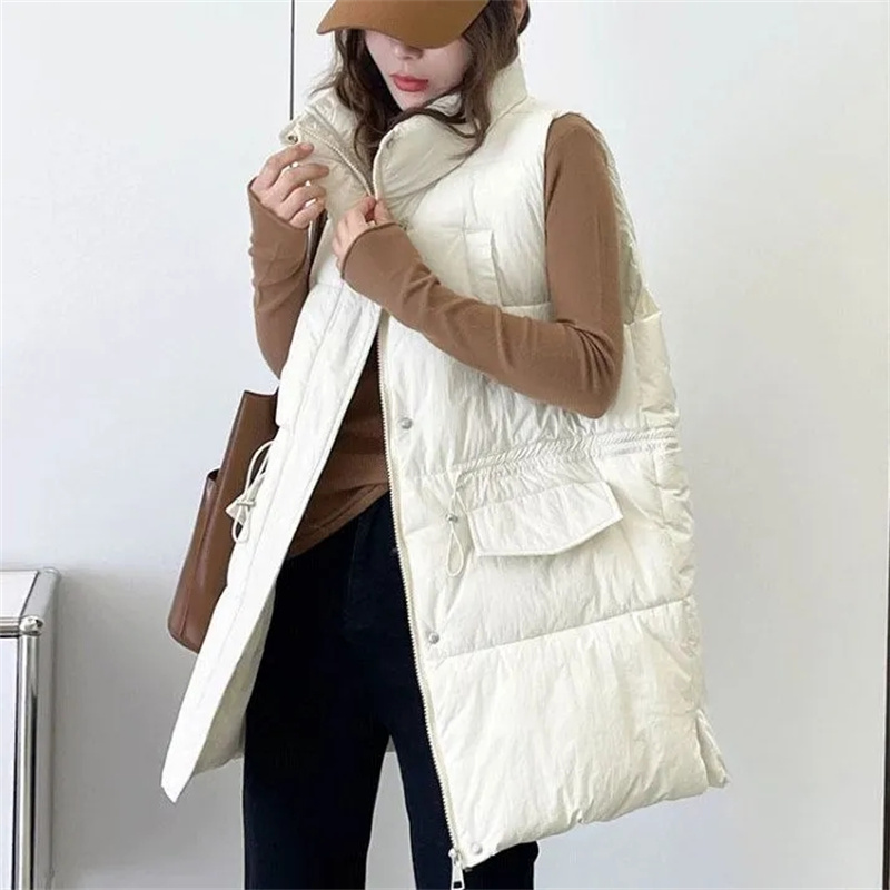 2025 nowa damska średniej dług – Puffer Vest Fashion Women recenzja i cena