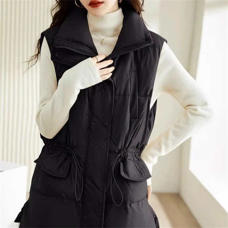 2025 nowa damska średniej dług – Puffer Vest Fashion Women recenzja i cena