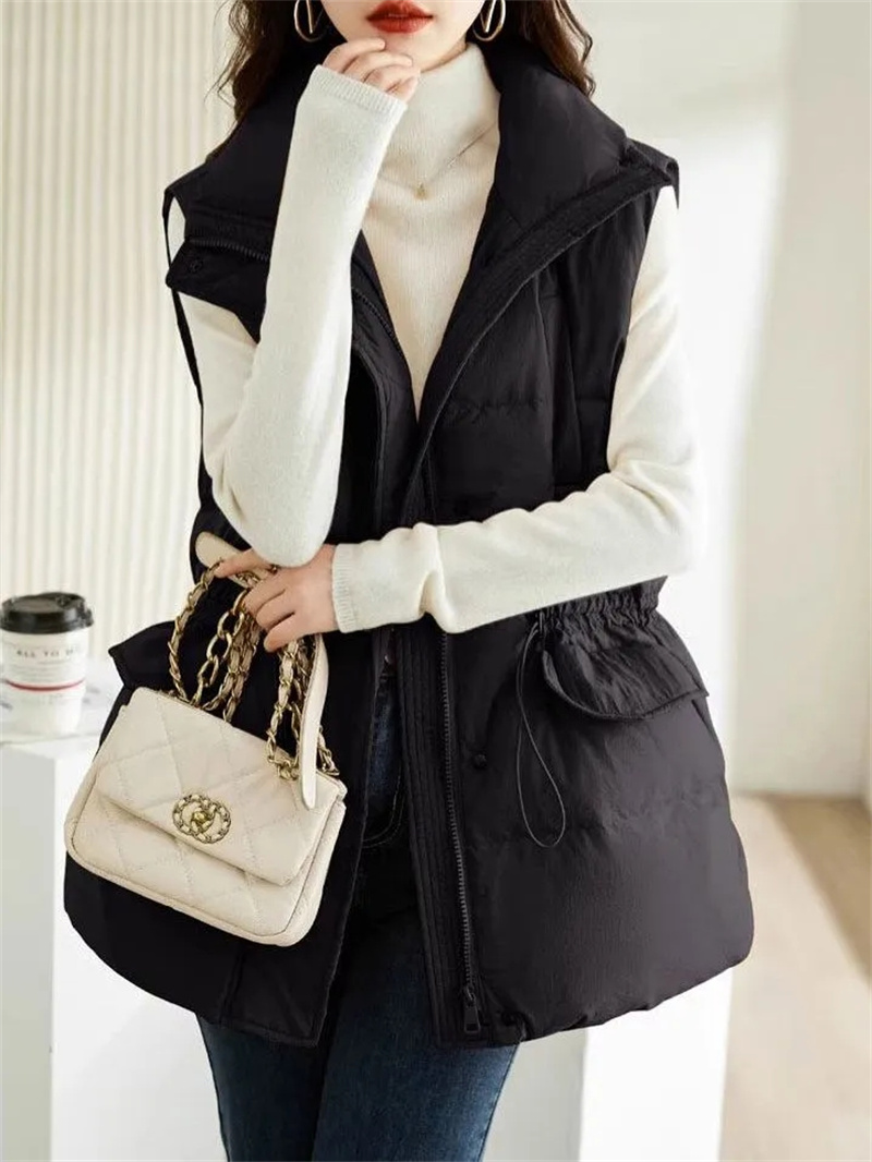 2025 nowa damska średniej dług – Puffer Vest Fashion Women recenzja i cena