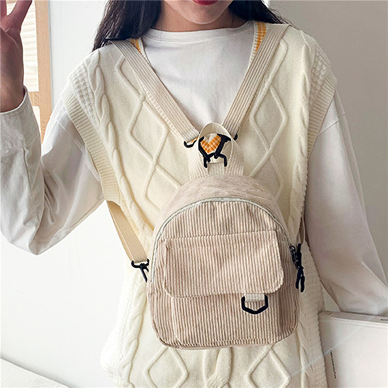 Jednokolorowy mini plecak sztr – Women'S Fashion Backpack recenzja i cena