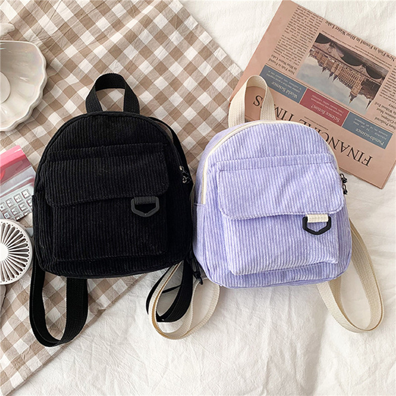 Jednokolorowy mini plecak sztr – Women'S Fashion Backpack recenzja i cena