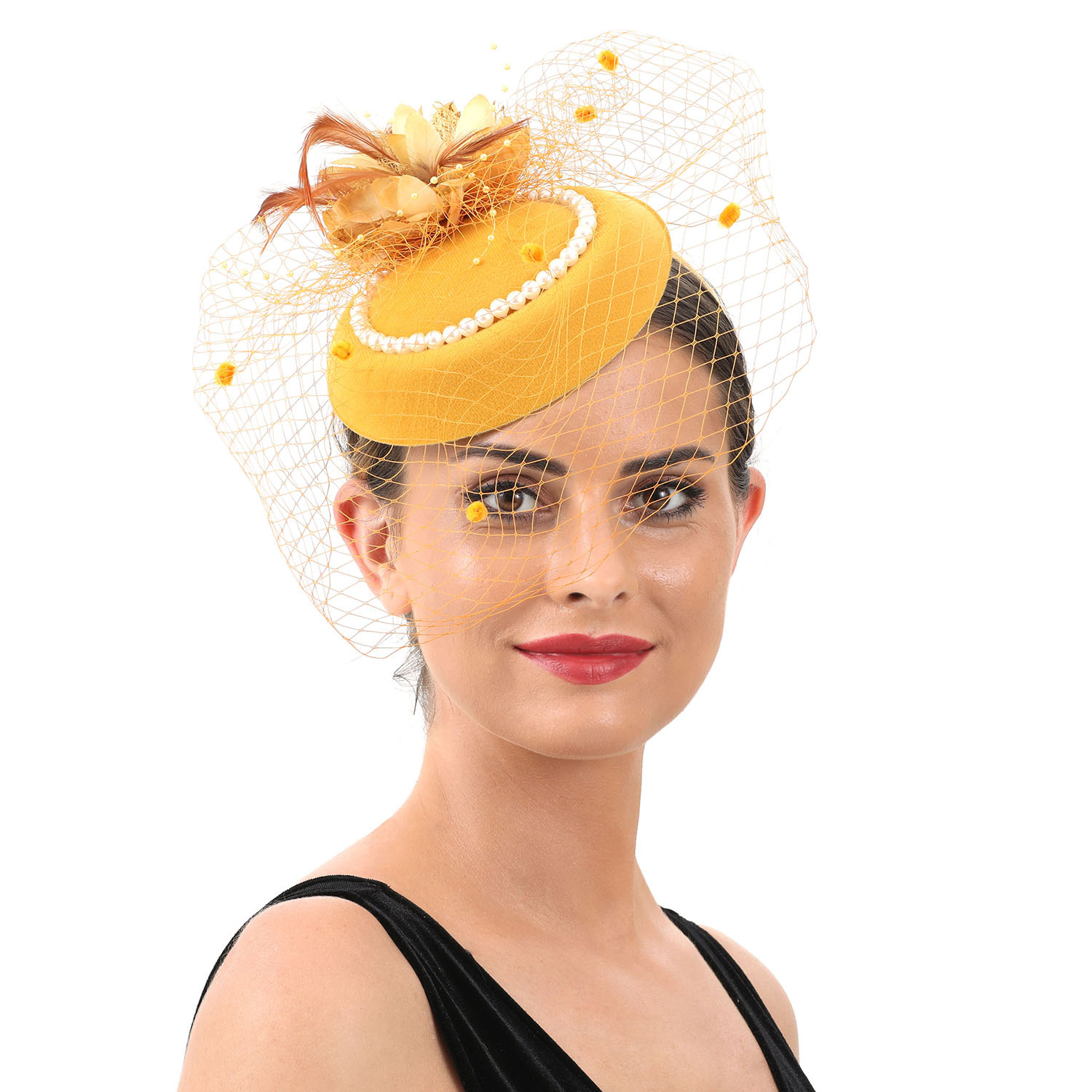 Kapelusz fascinator z piórami  – Women'S Fashion Kentucky Derby recenzja i cena